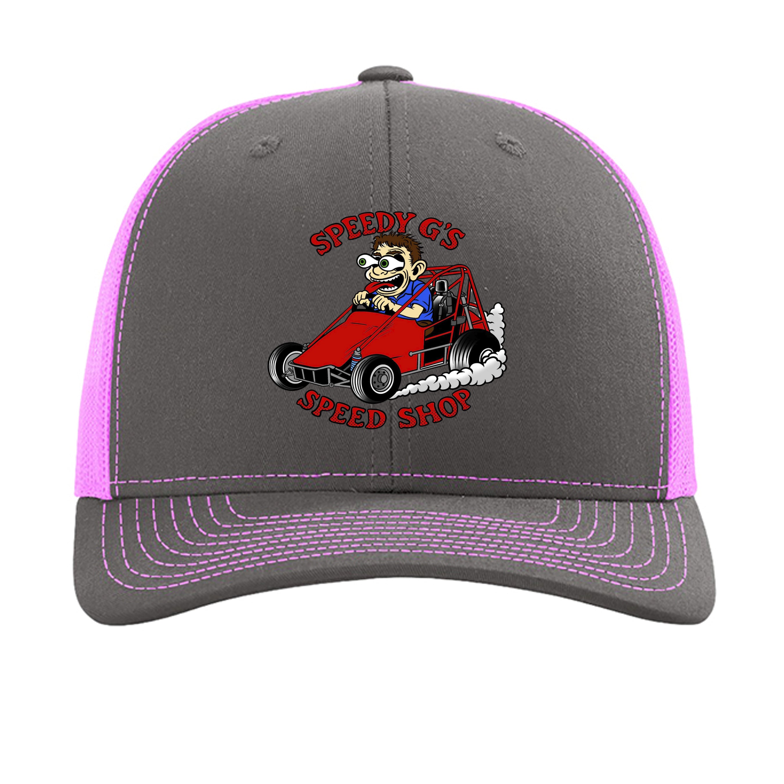 Charcoal/ Neon Pink - 112 - FRONT